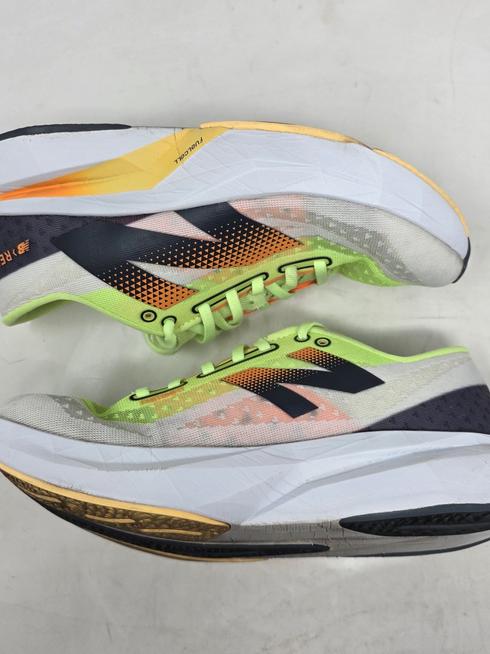 New Balance Rebel V4  Lime Glow Fuel Cell Women's 8 Men's 7